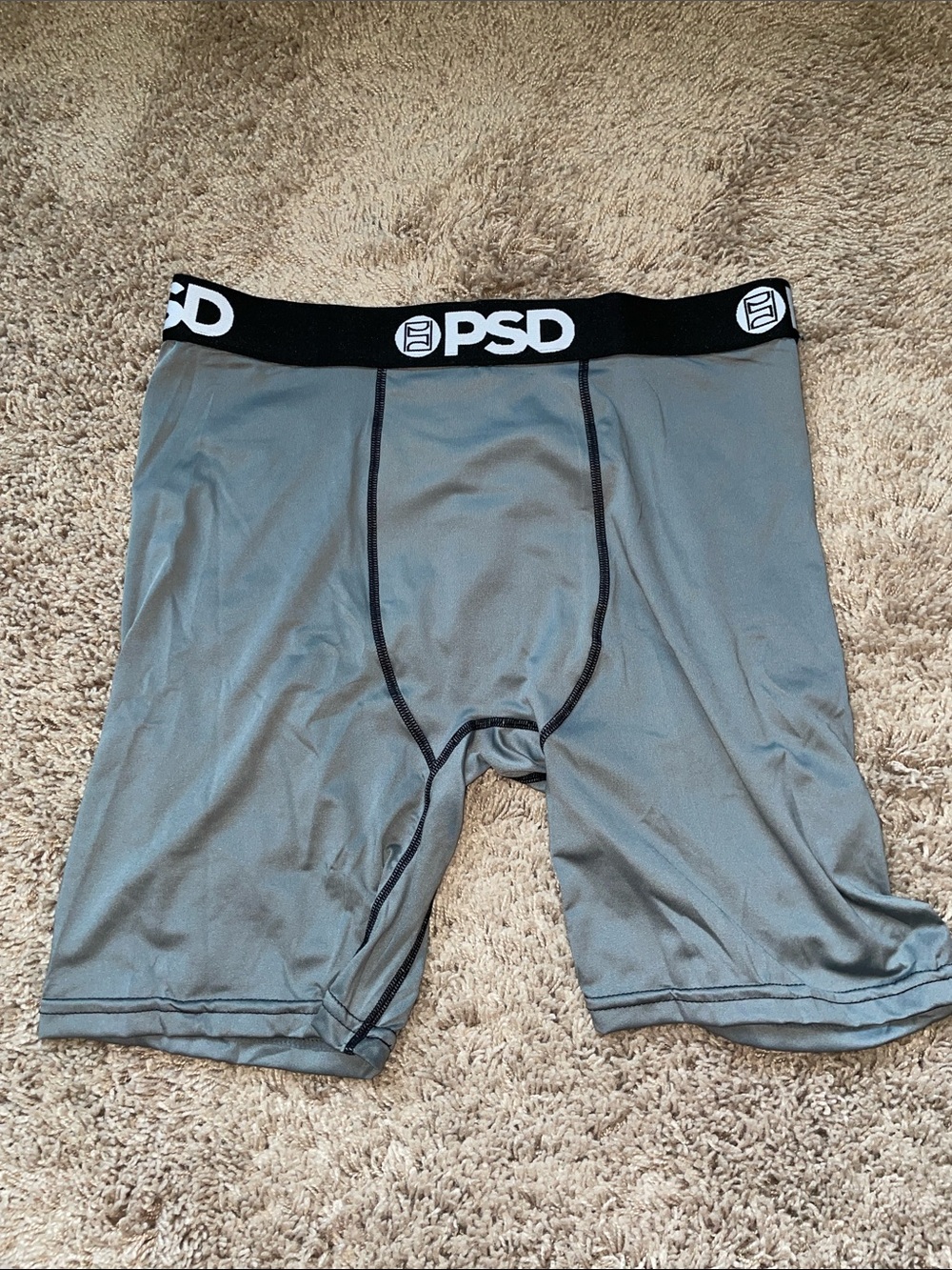 Gently worn gray PSD mesh boxer briefs size large